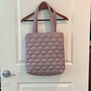 J.CREW MINI NYLON QUILTED TOTE BAG